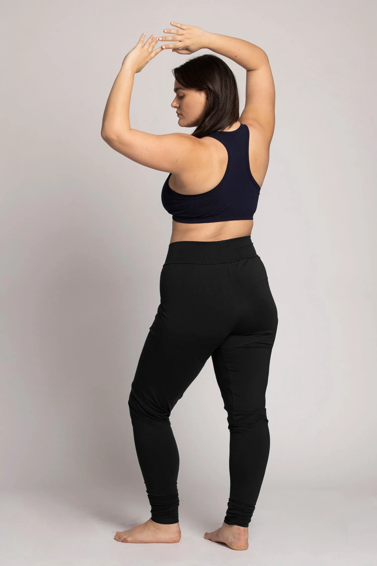 Organic Cotton Extra Long Slouchy Pants
