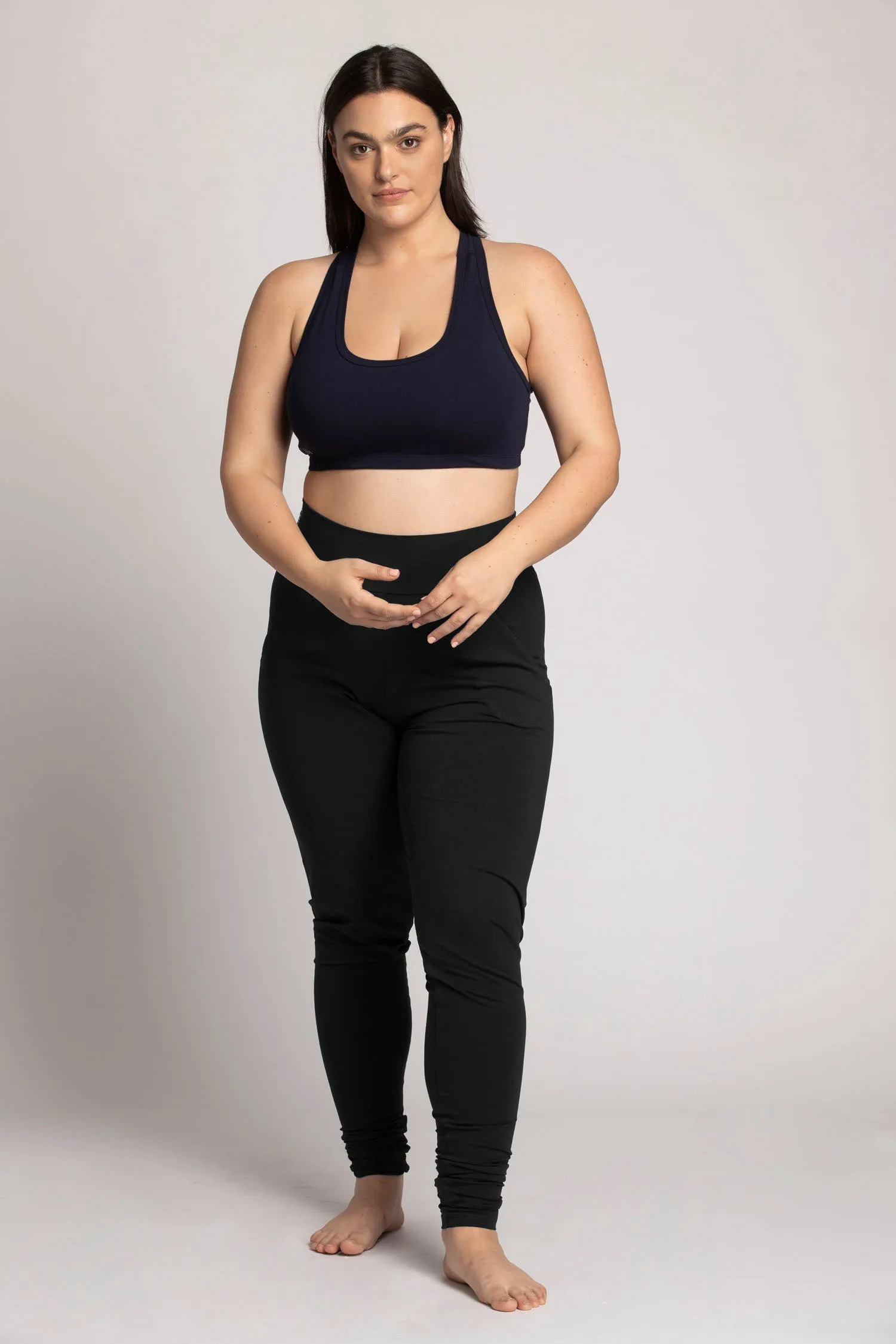 Organic Cotton Extra Long Slouchy Pants