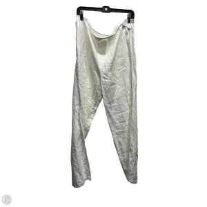 Pants Linen By Eileen Fisher In White, Size: L