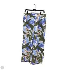 Pants Linen By Tahari By Arthur Levine In Multi-colored, Size: L