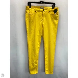 Pants Other By Clothes Mentor In Yellow, Size: 8