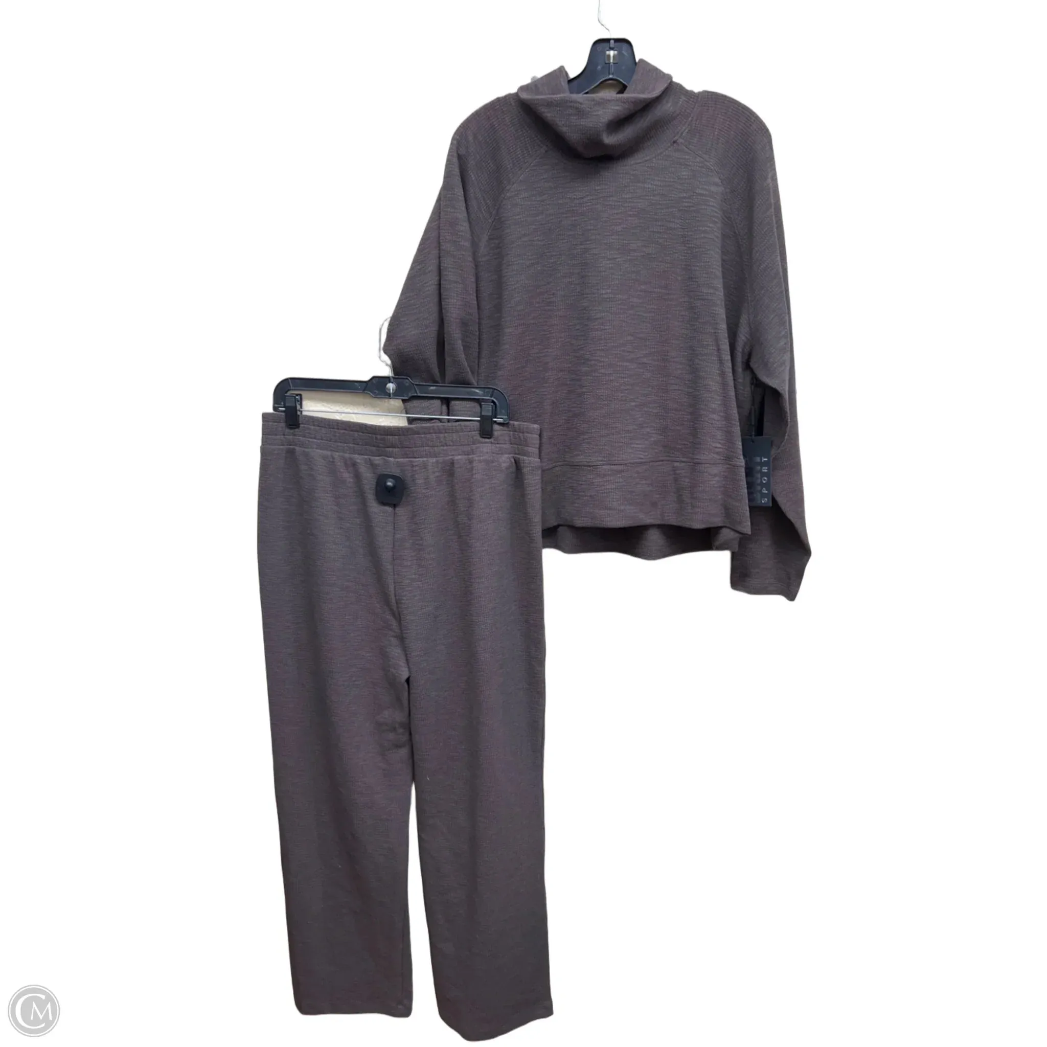 Pants Set 2pc By Dkny In Brown, Size: L