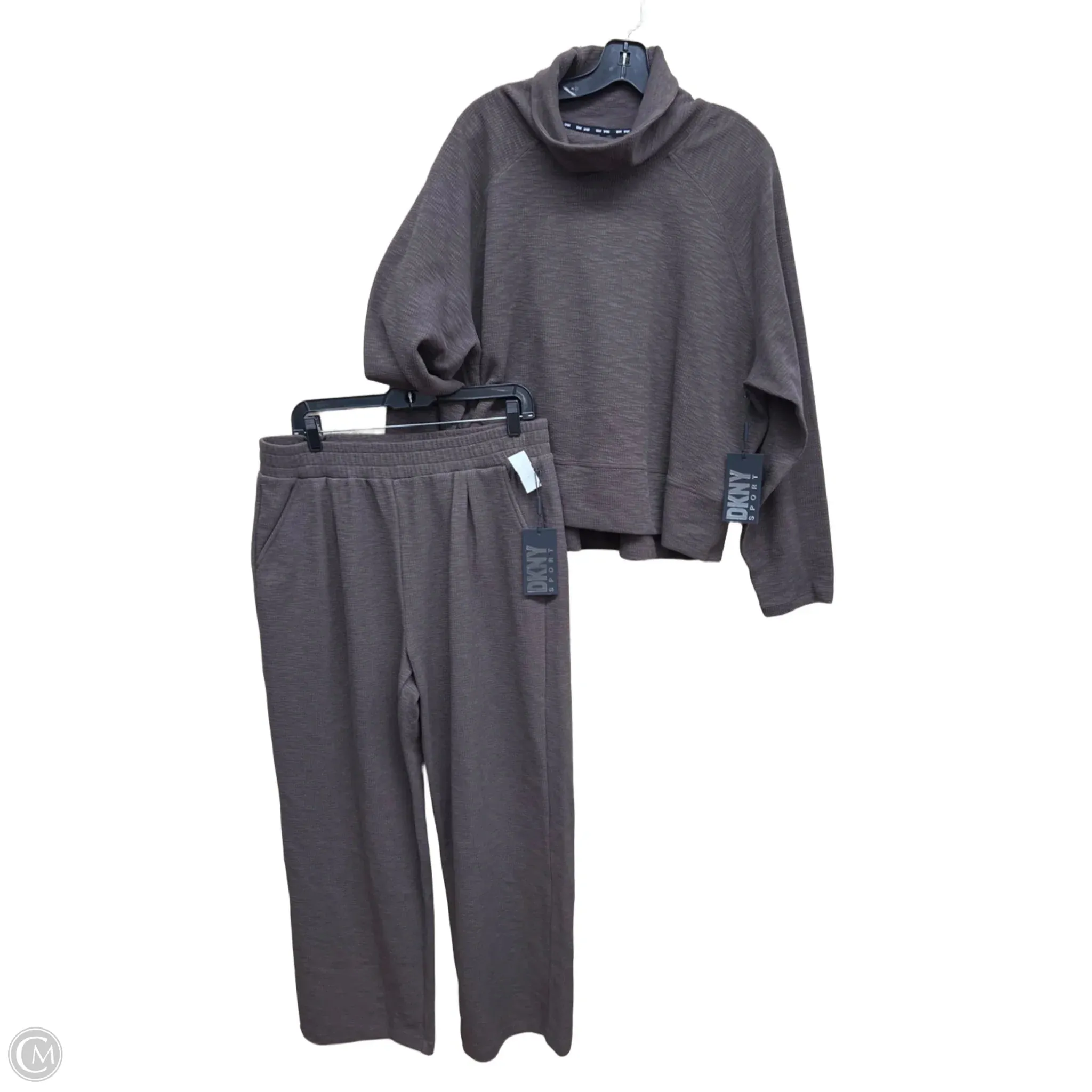 Pants Set 2pc By Dkny In Brown, Size: L
