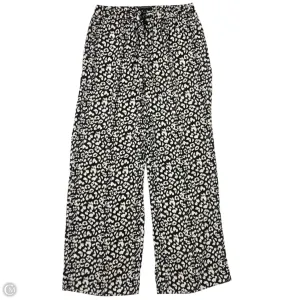 Pants Wide Leg By Banana Republic In Black & White, Size: S