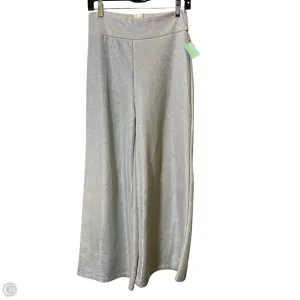 Pants Wide Leg By Cmc In Silver, Size: M