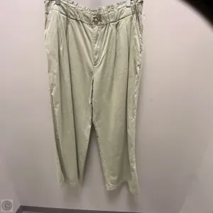 Pants Wide Leg By Loft In Green, Size: L