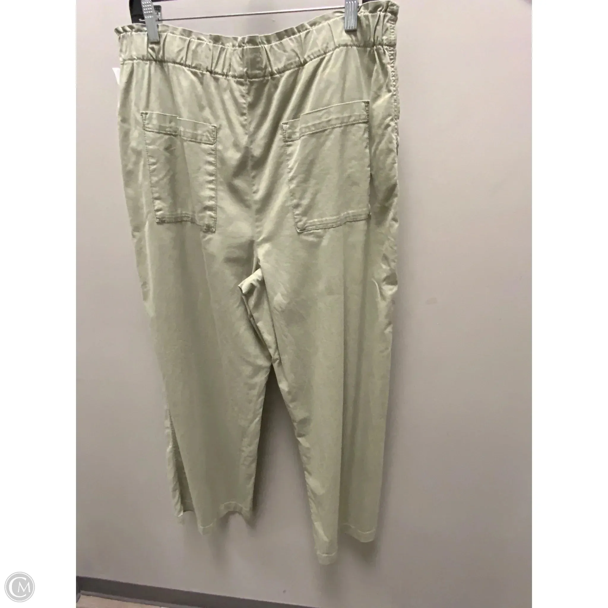 Pants Wide Leg By Loft In Green, Size: L