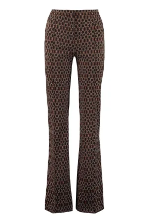 Pinko High-Rise Flared Trousers