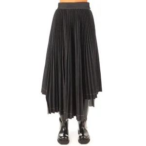 Plisse Skirt Skirt Black