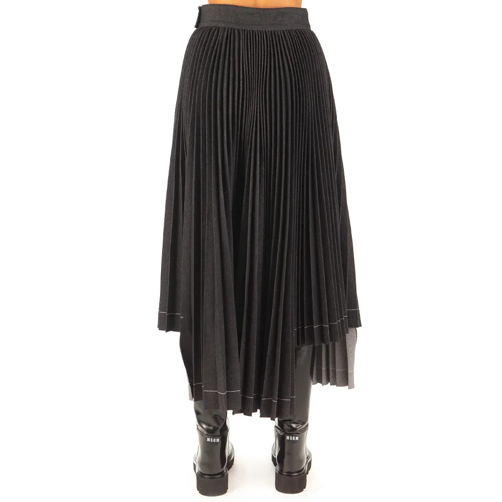 Plisse Skirt Skirt Black