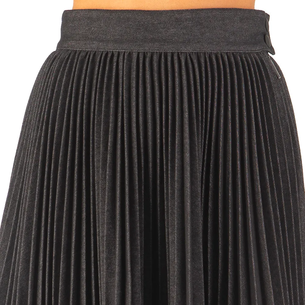 Plisse Skirt Skirt Black