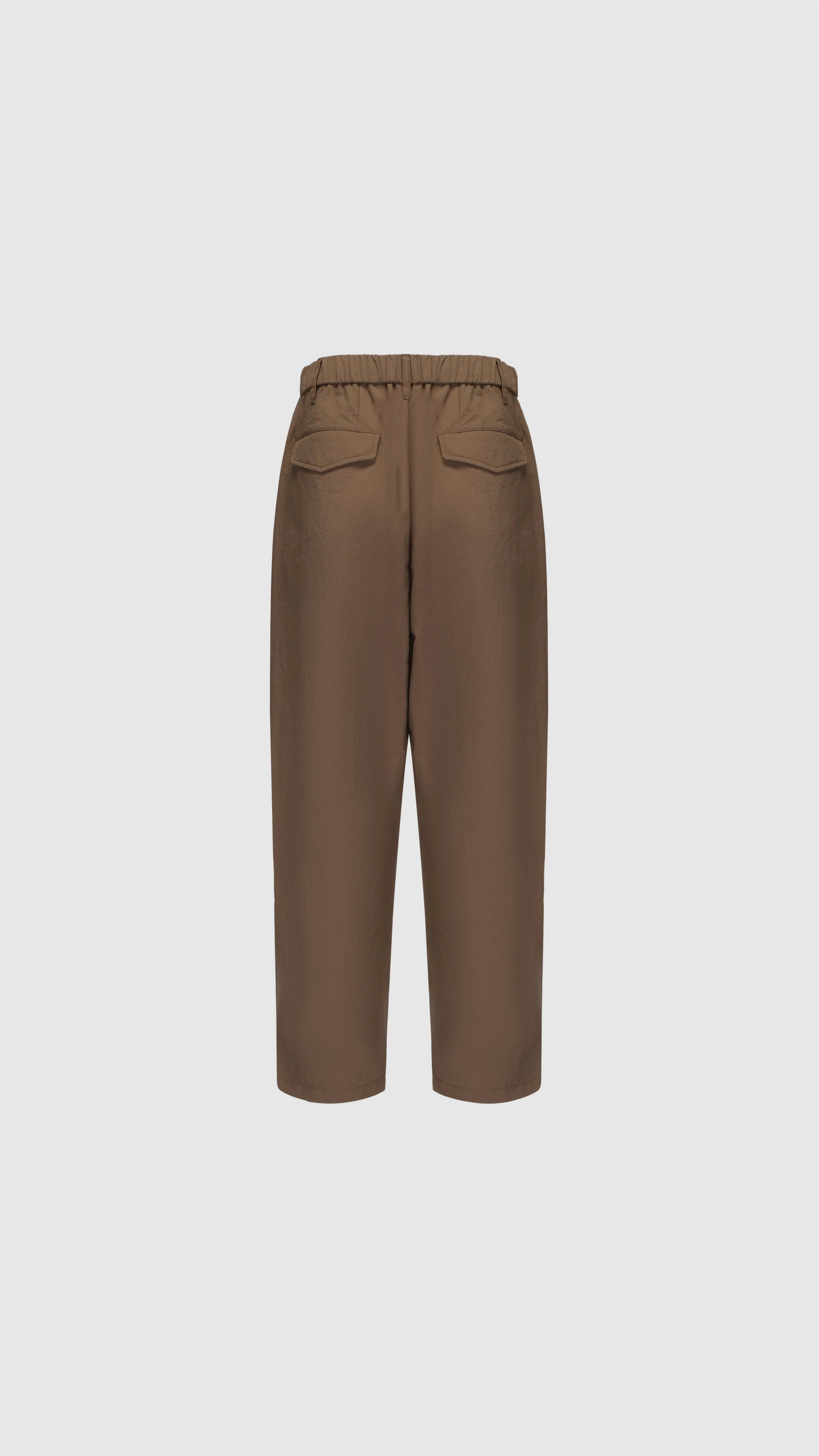 Polyester Rayon Business Resort Wide Tapered Pants (P-12)