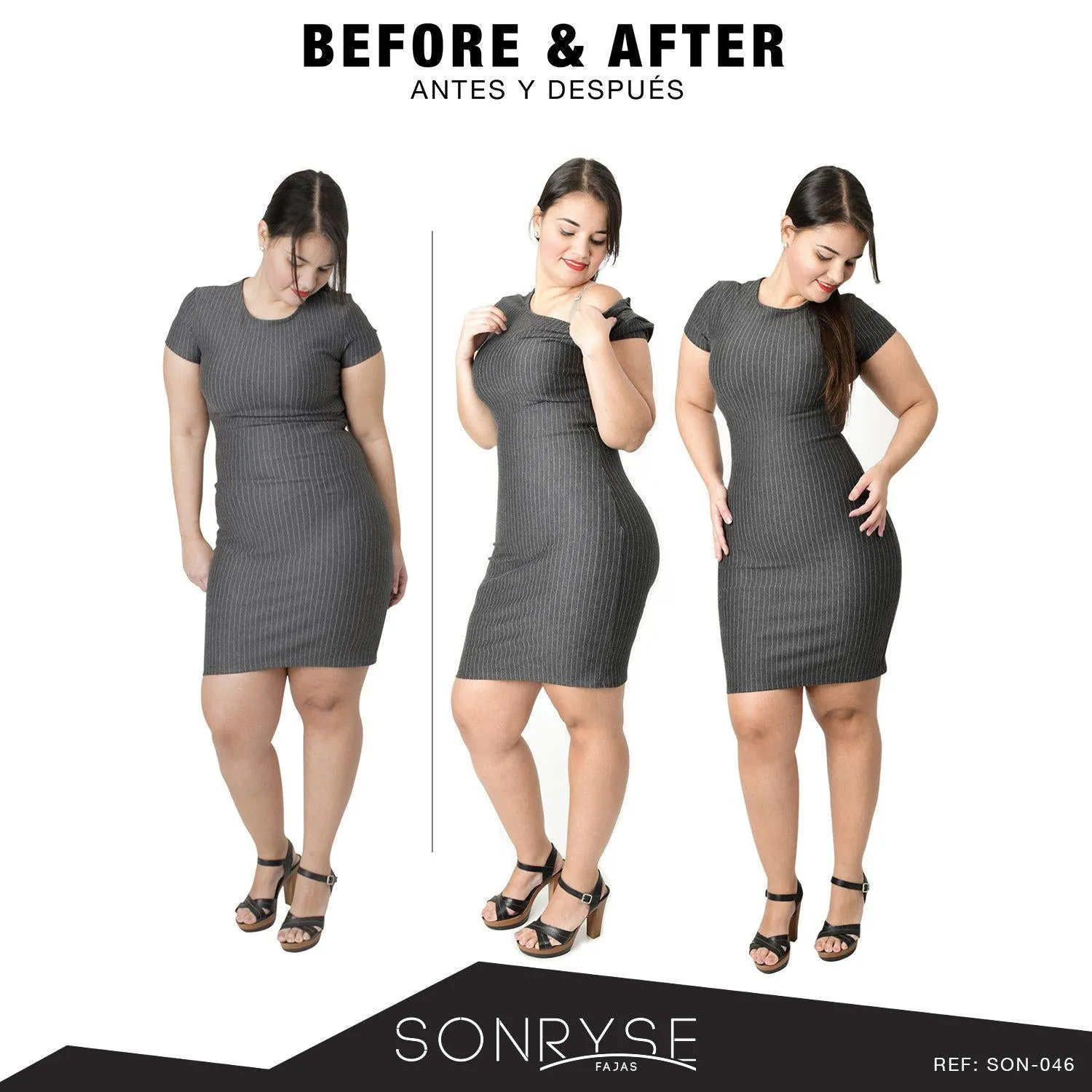Postpartum C-section Faja Open bust Medium compression Mid-back | Stage 2 Sonryse 046ZL