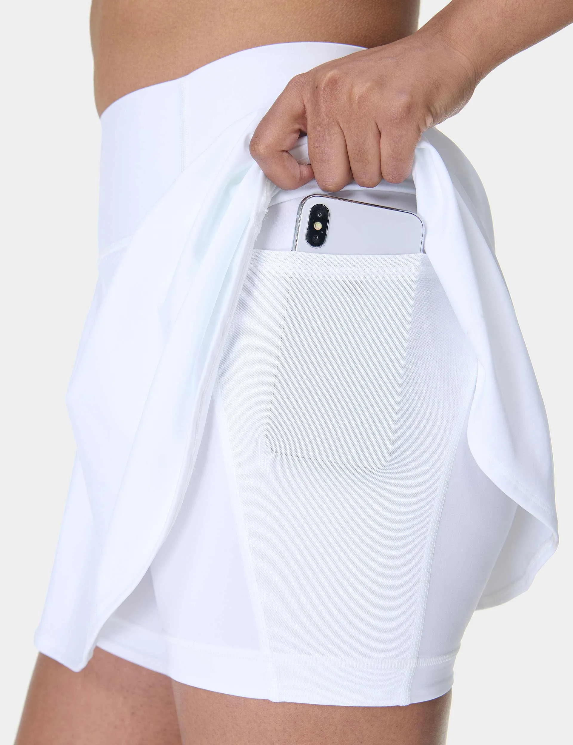 Power Skort - White