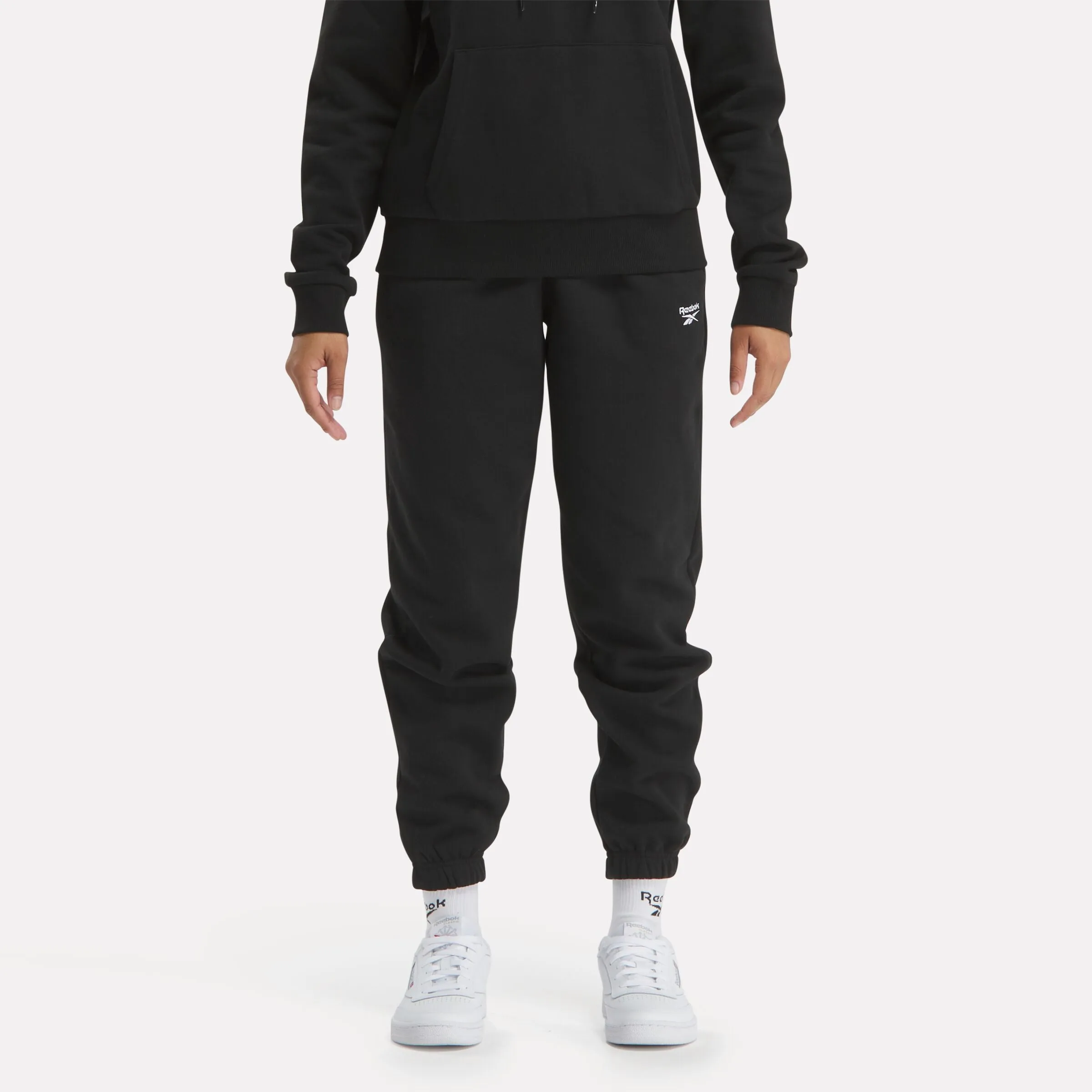 Reebok Identity Small Logo Fleece Joggers Black