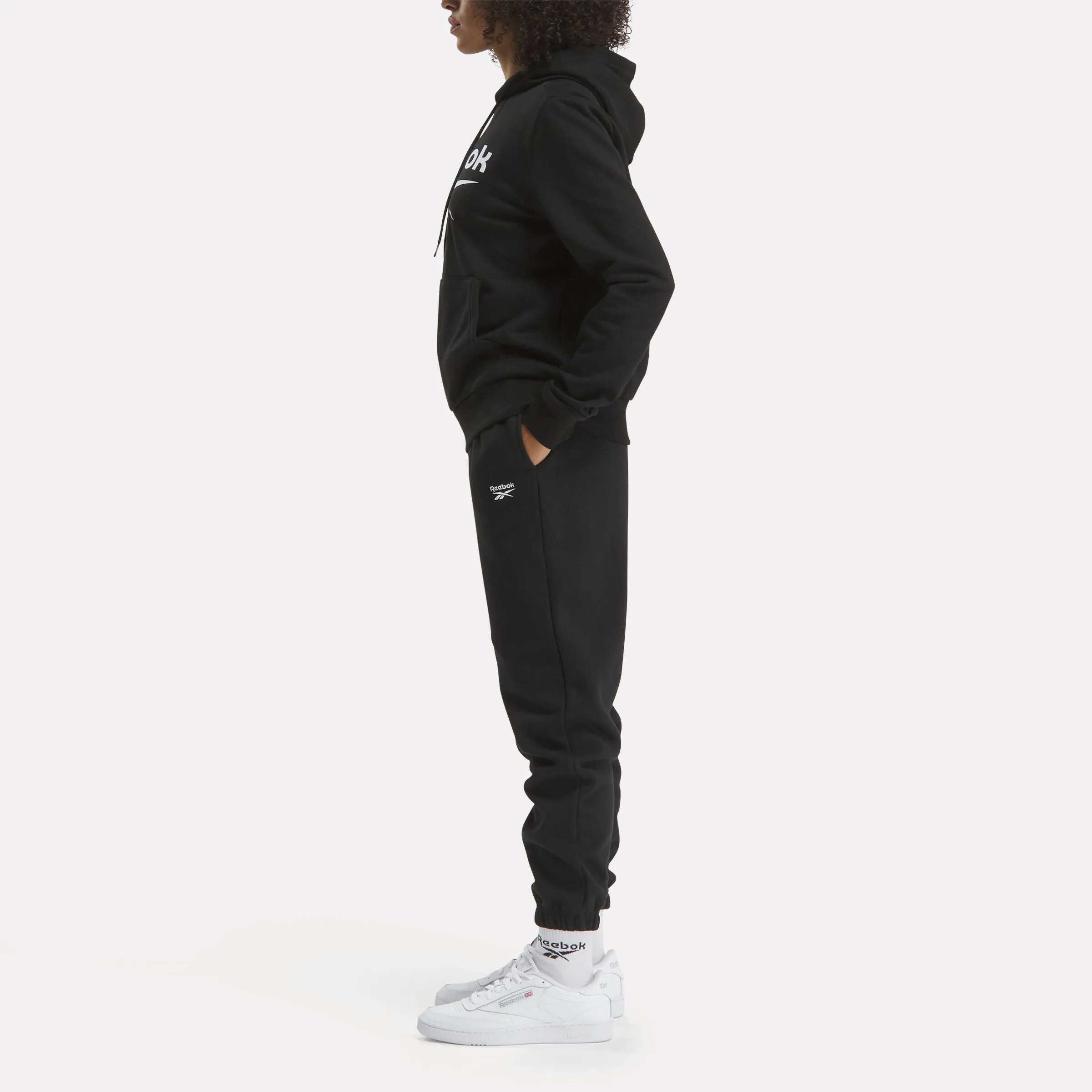 Reebok Identity Small Logo Fleece Joggers Black