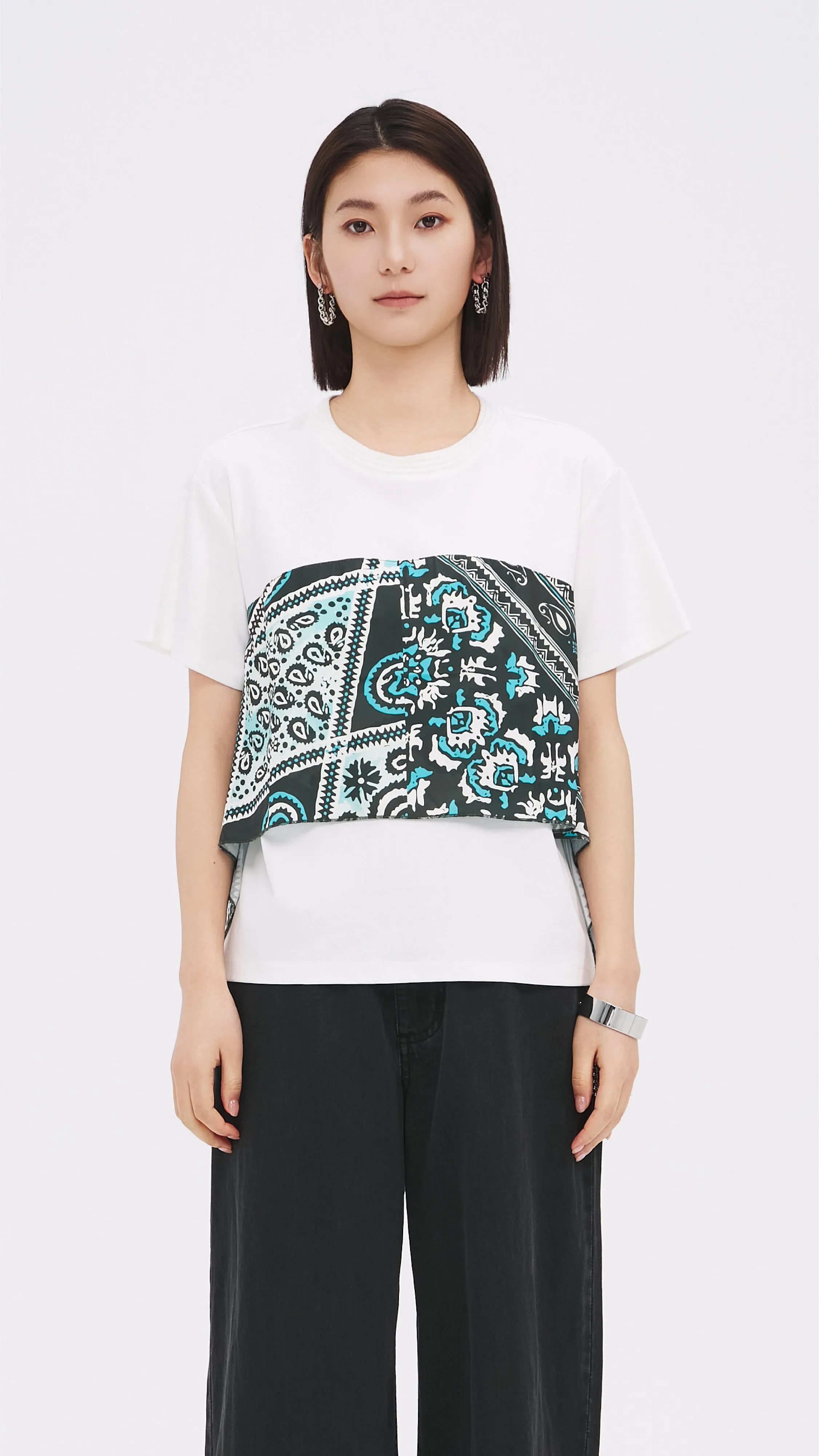 Scarf Print Tee