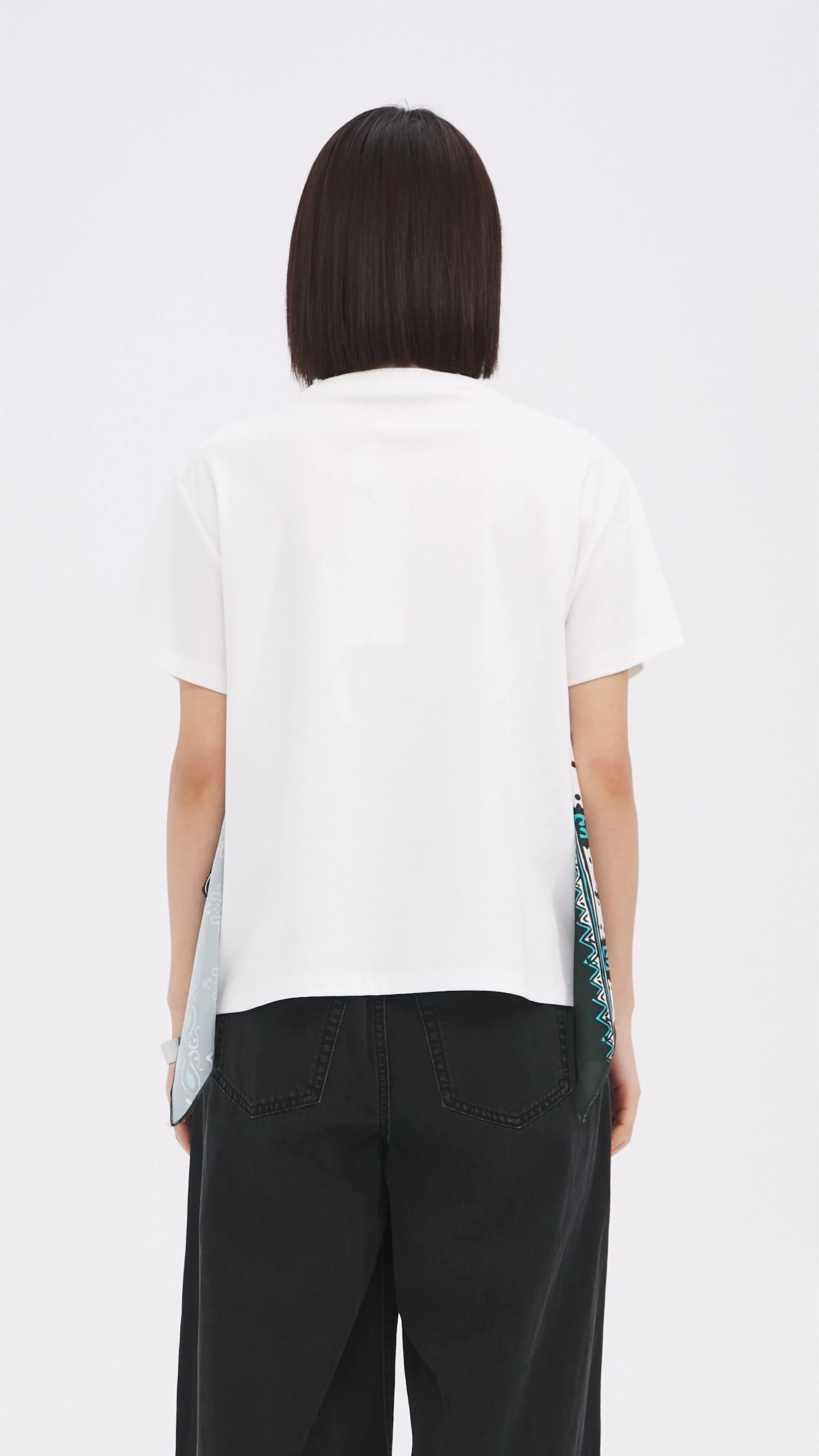 Scarf Print Tee