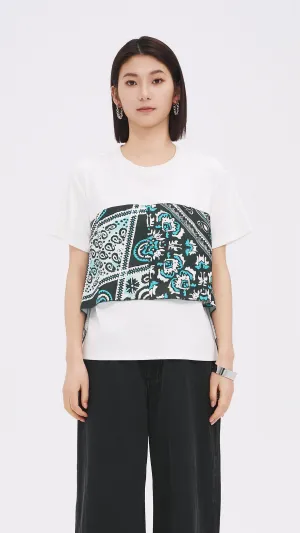 Scarf Print Tee