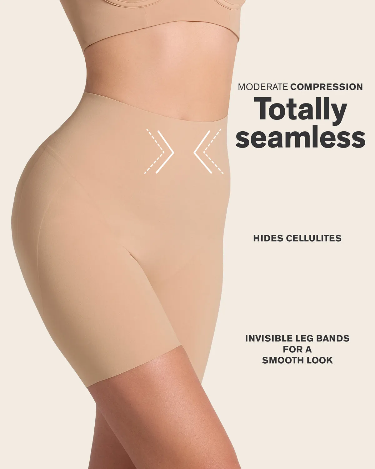 Seamless Butt Lifter Shaper Short
