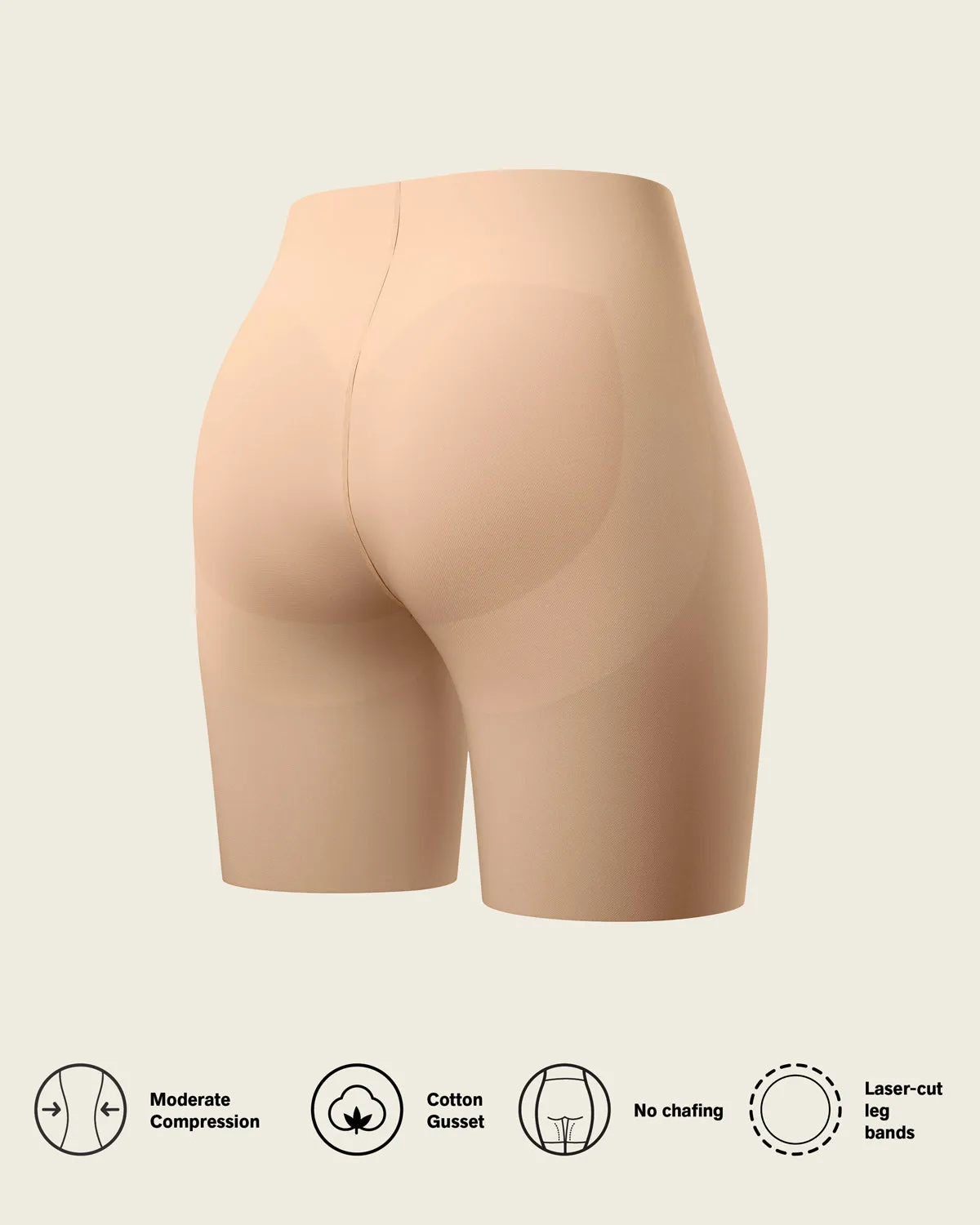 Seamless Butt Lifter Shaper Short