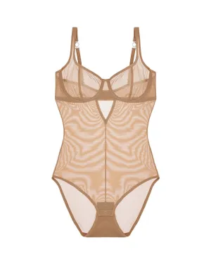 Seductive Silhouette High Leg Bodysuit