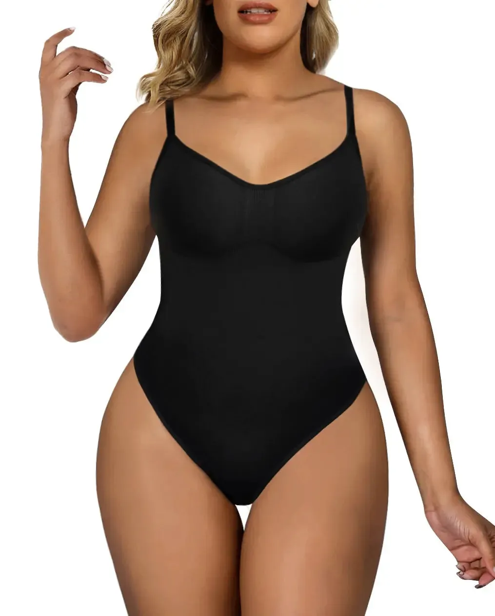 SHAPERX Bodysuit for Women Tummy Control Shapewear Seamless Sculpting Briefs Body Shaper