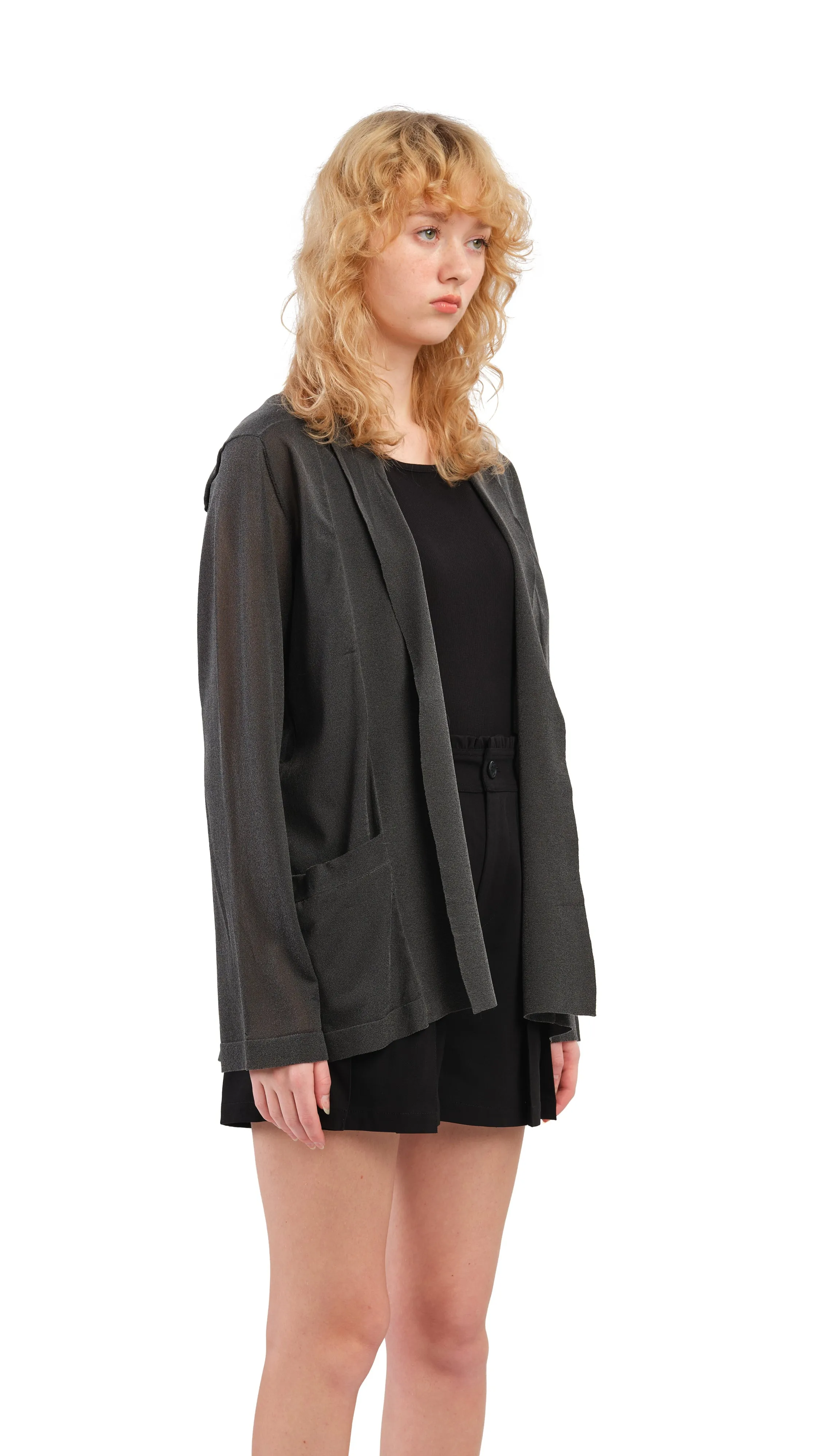 Sheer Knit Blazer