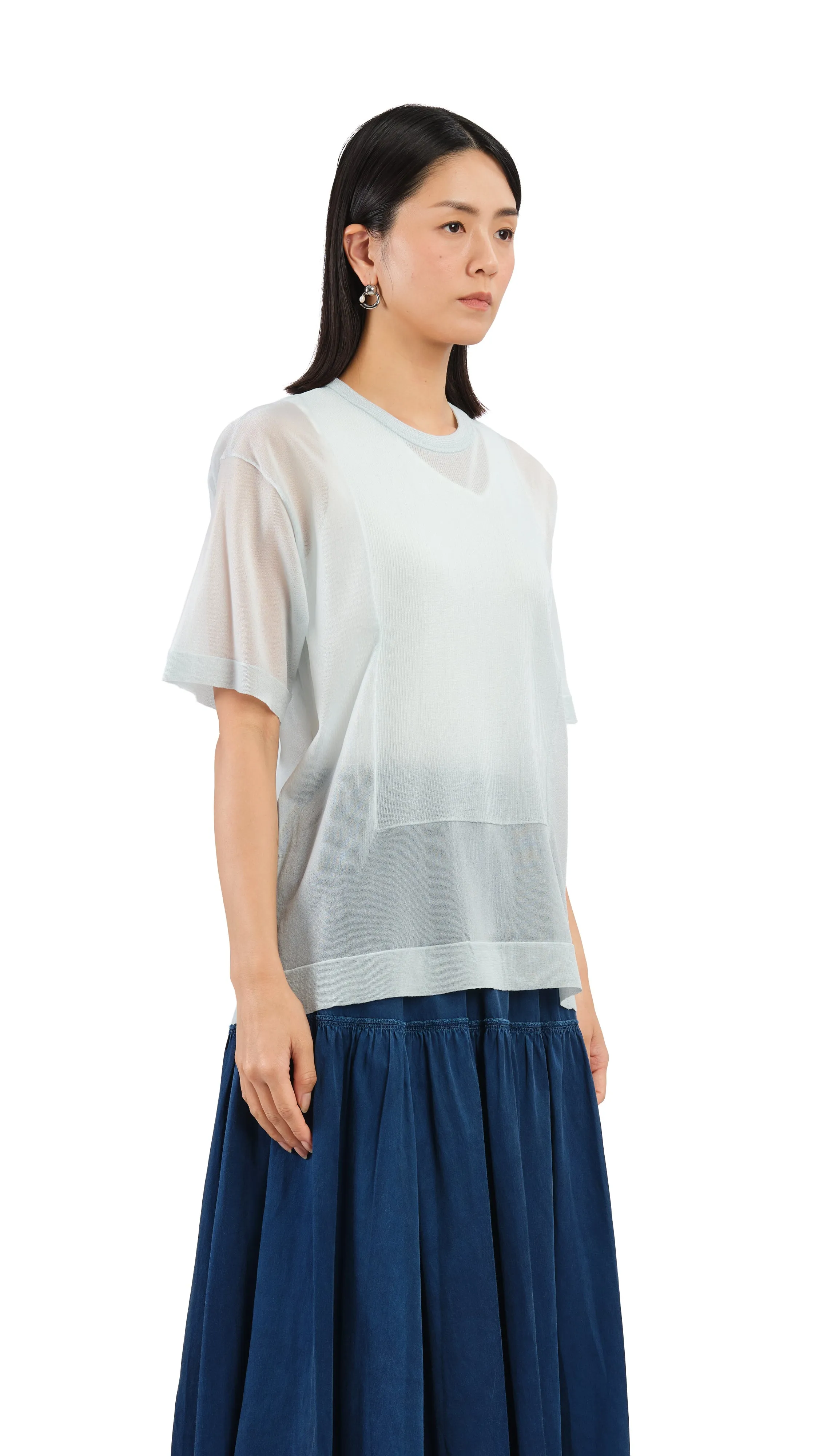 Sheer Knit Tee