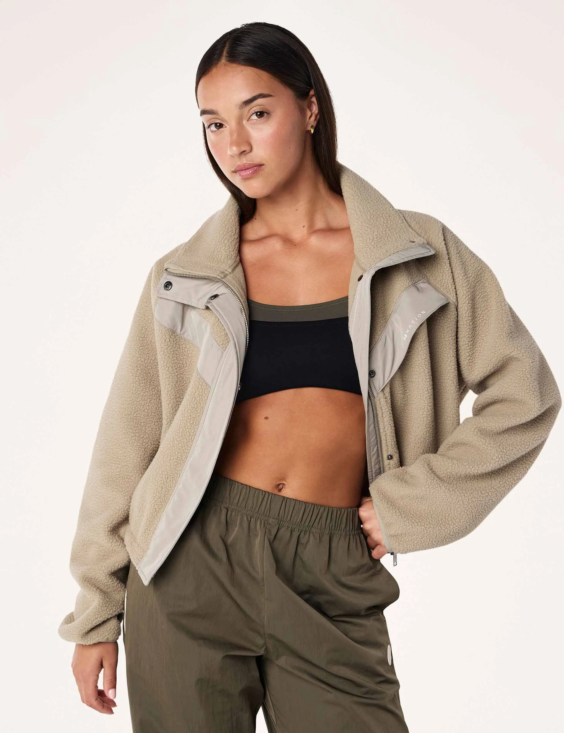 Shelter Sherpa Jacket - Oxford Tan