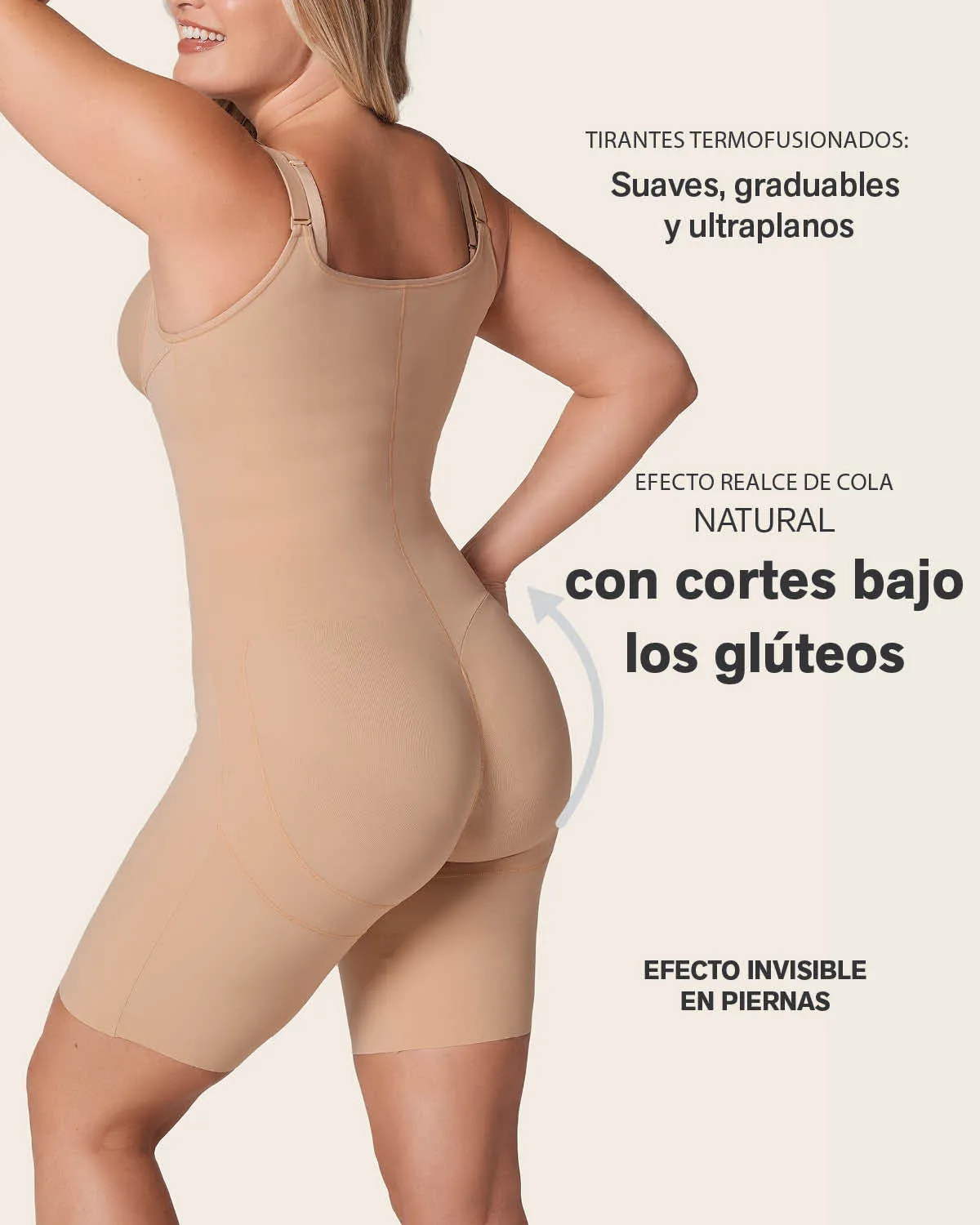Short Bottom Sculpting Butt Lifting Body Shaper