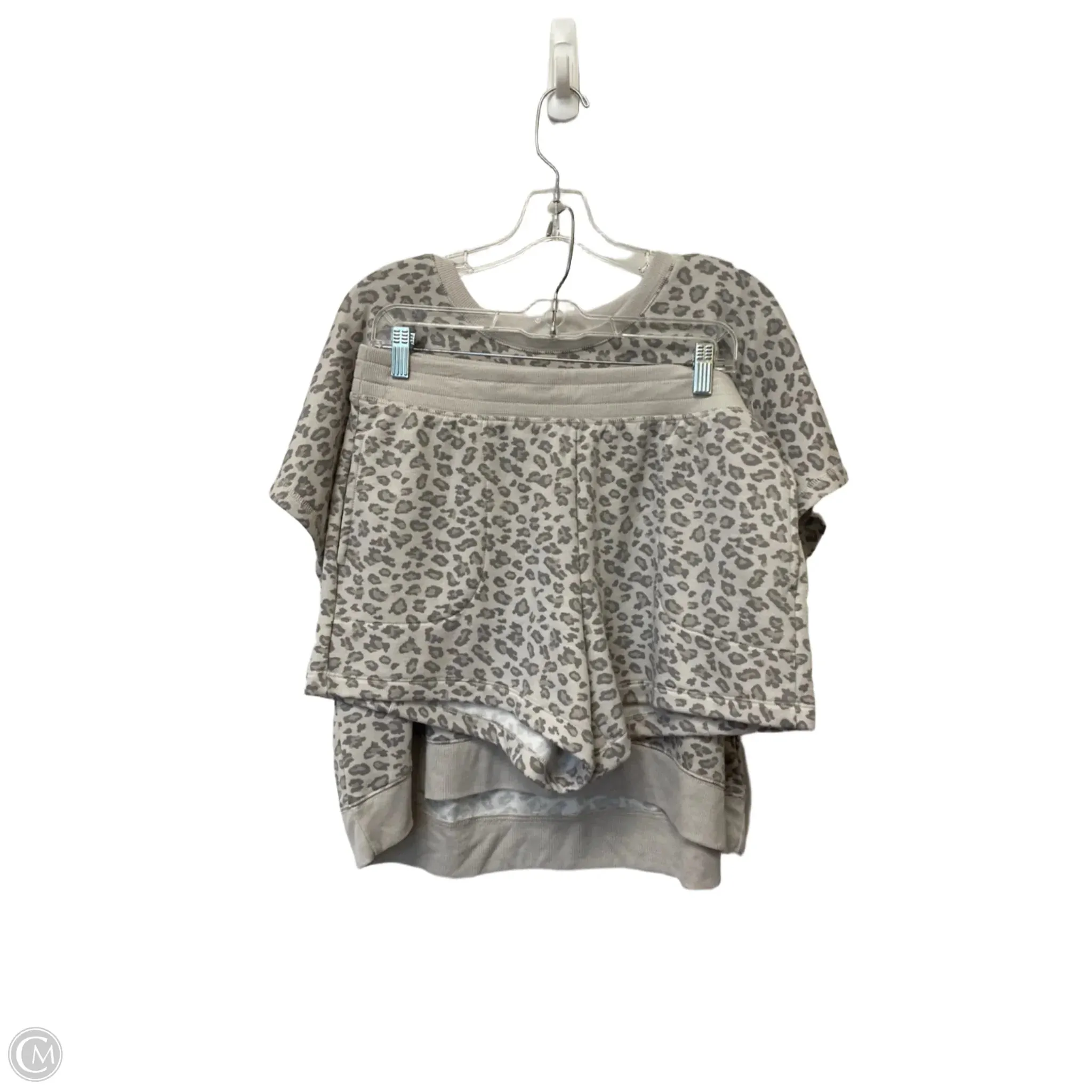 Shorts Set By Tek Gear In Animal Print, Size: L