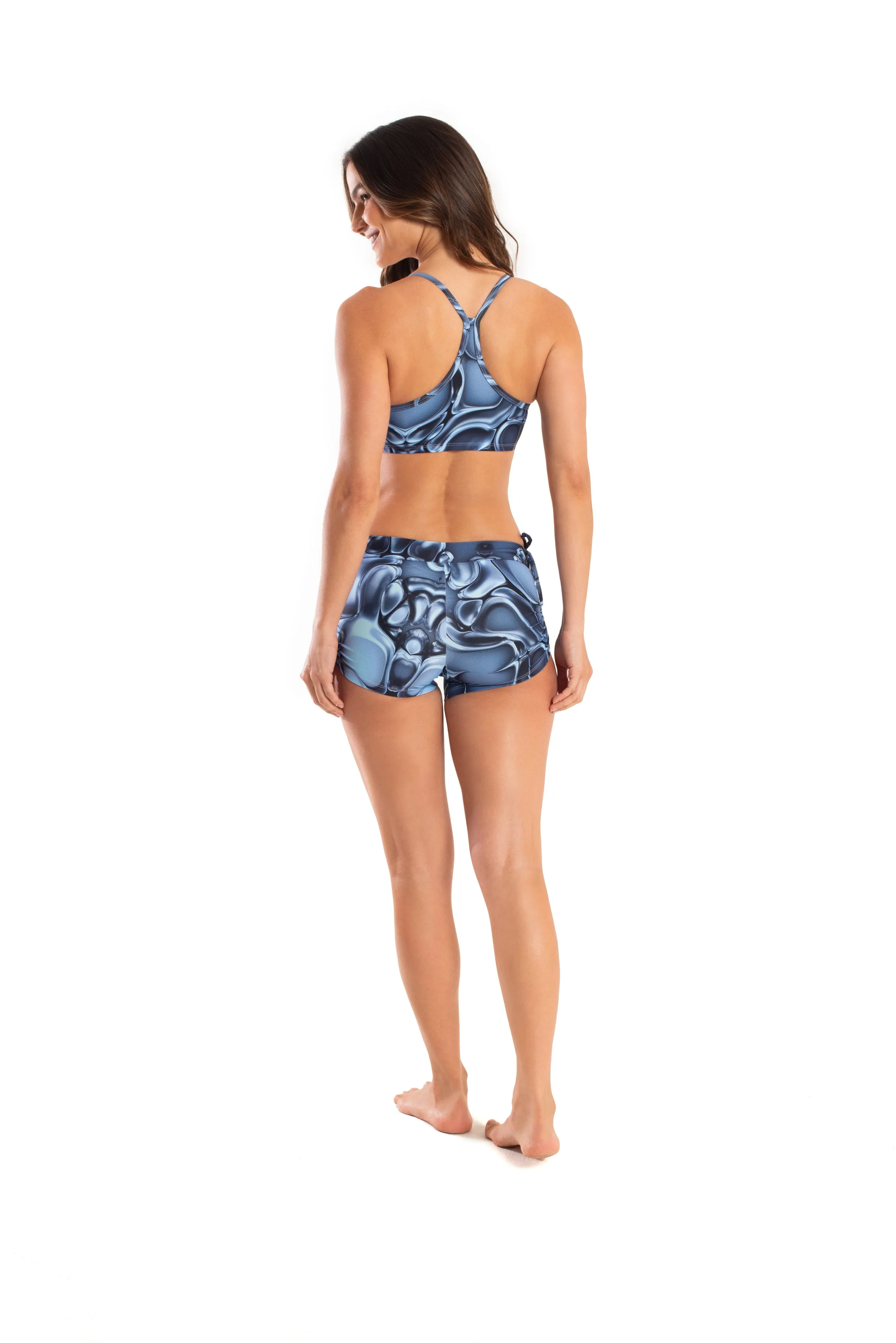 Side String Shorts, Purple Cross Section, Cool Form Light