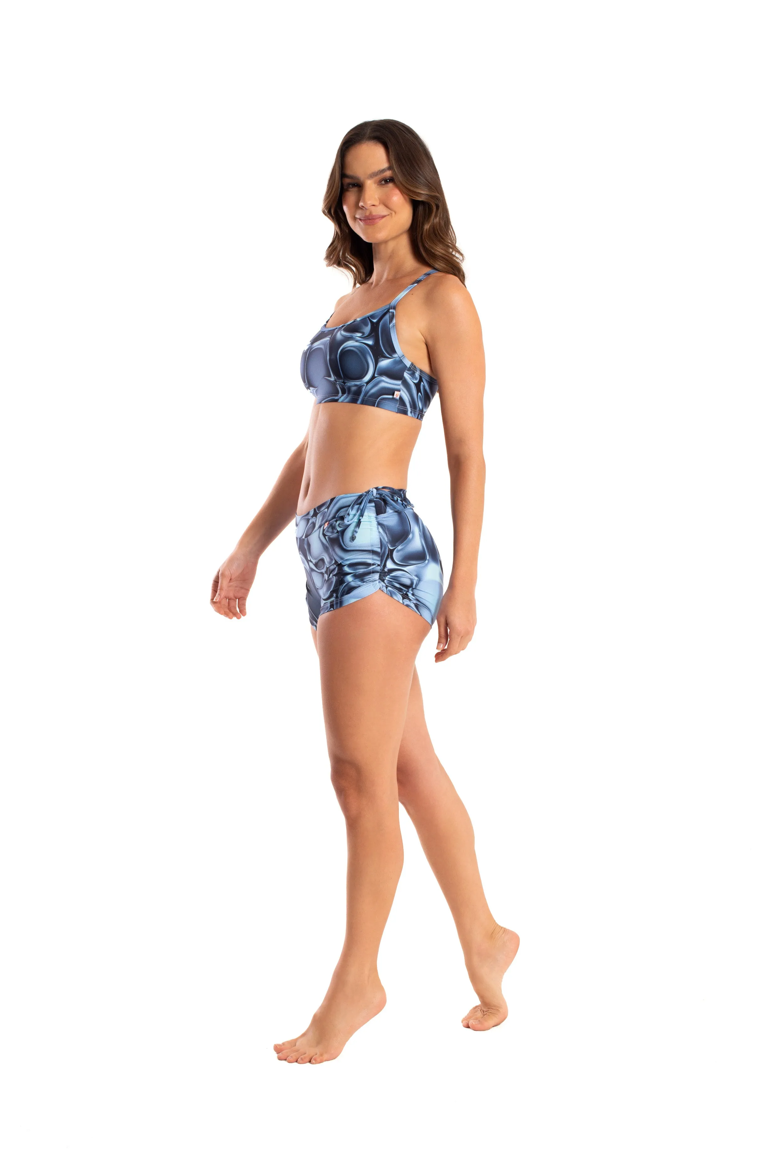 Side String Shorts, Purple Cross Section, Cool Form Light