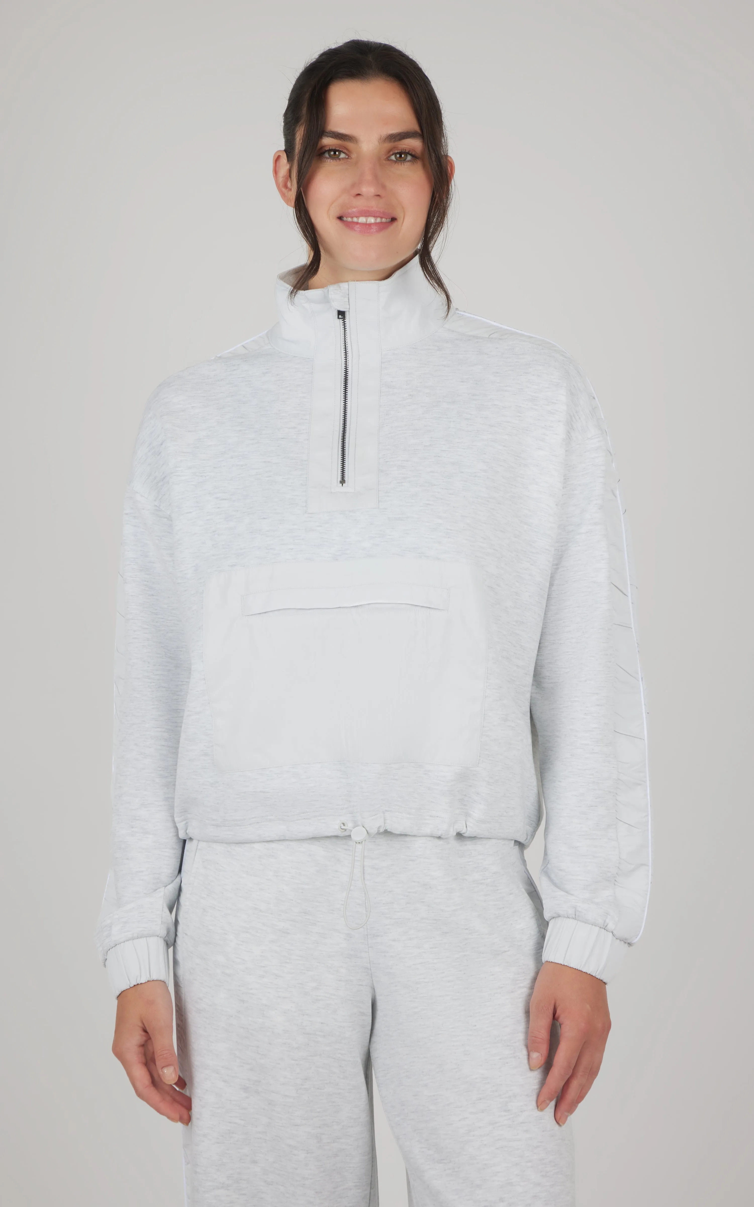 Softlite Half Zip with Contrast Paneling