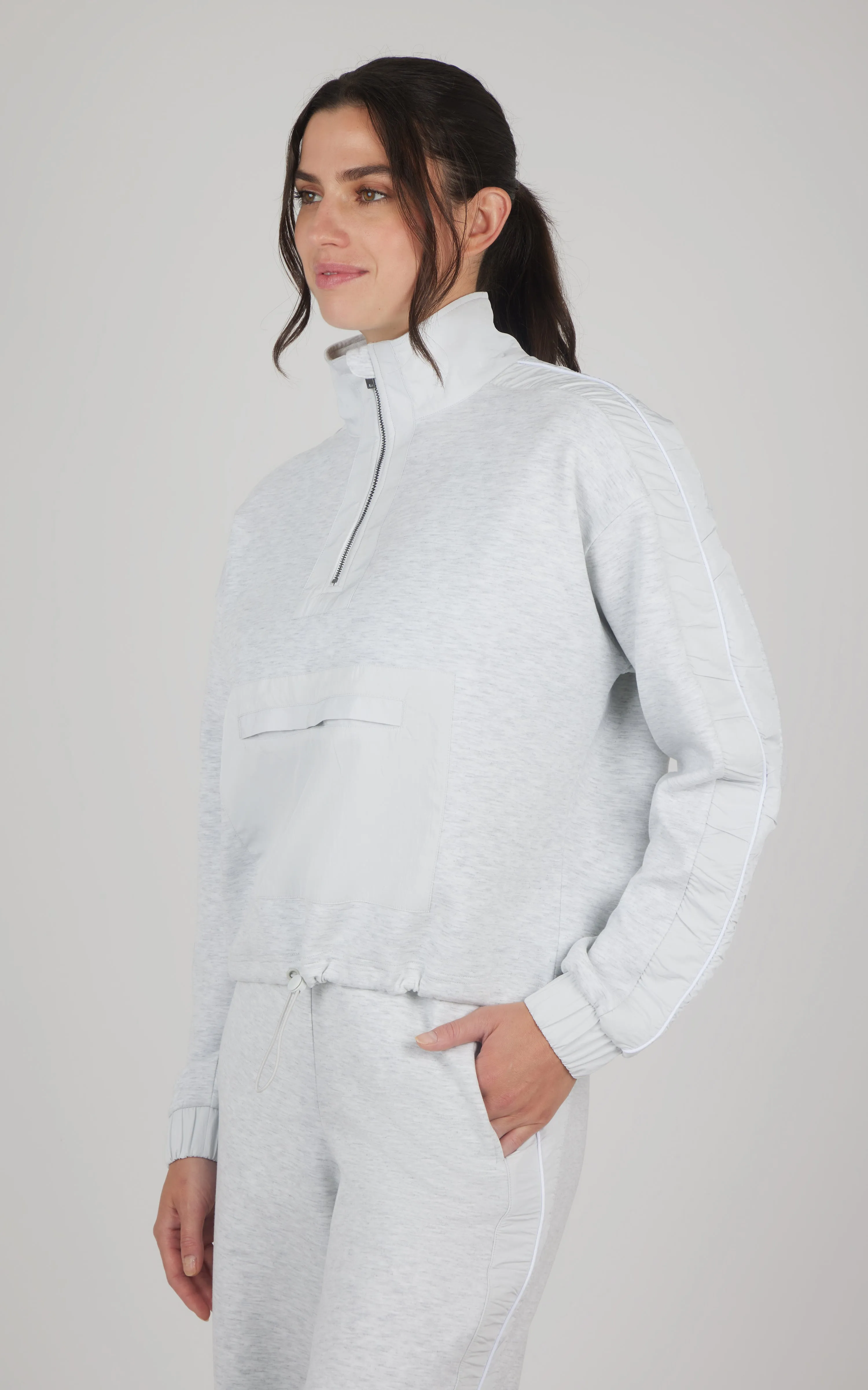 Softlite Half Zip with Contrast Paneling