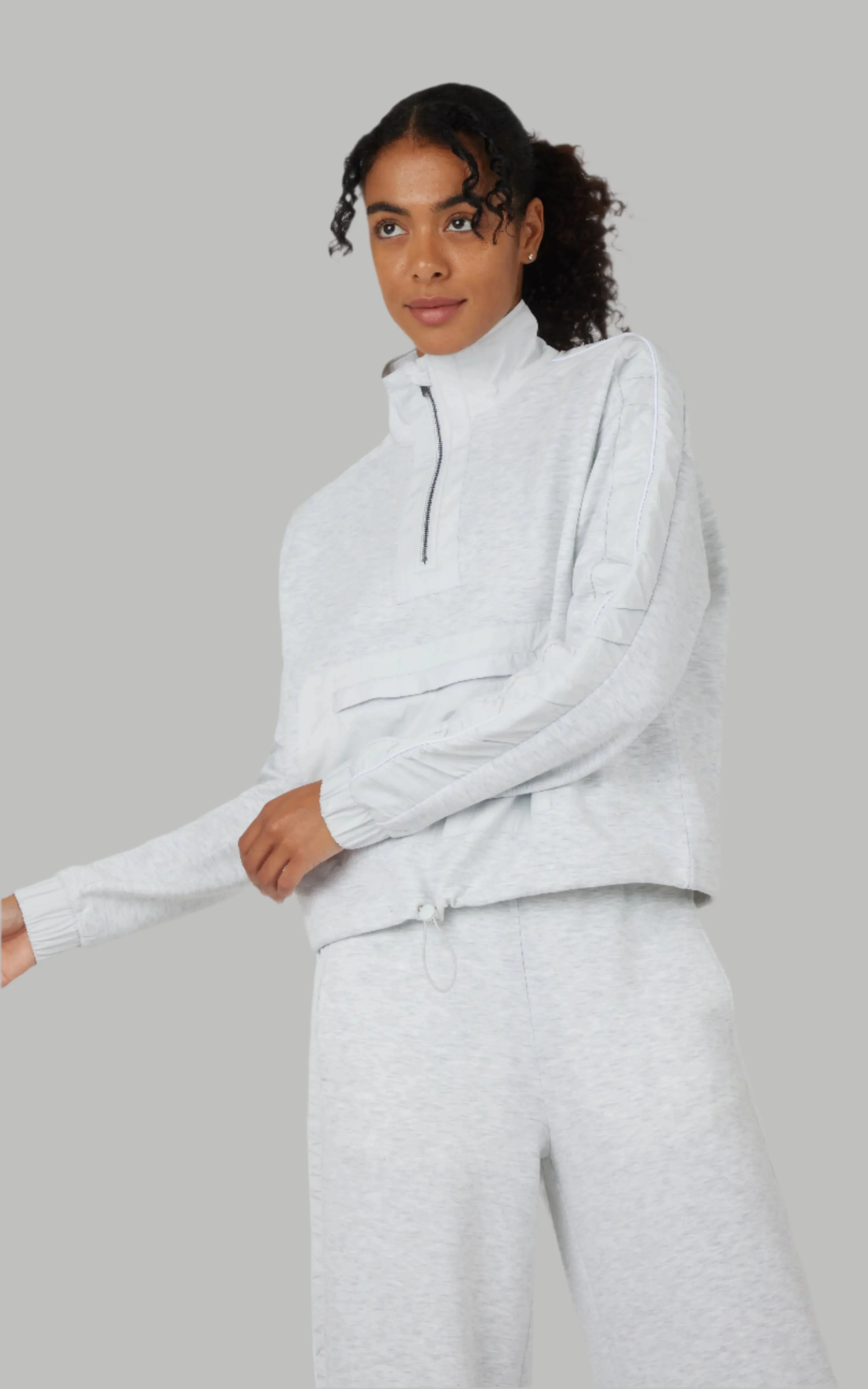 Softlite Half Zip with Contrast Paneling