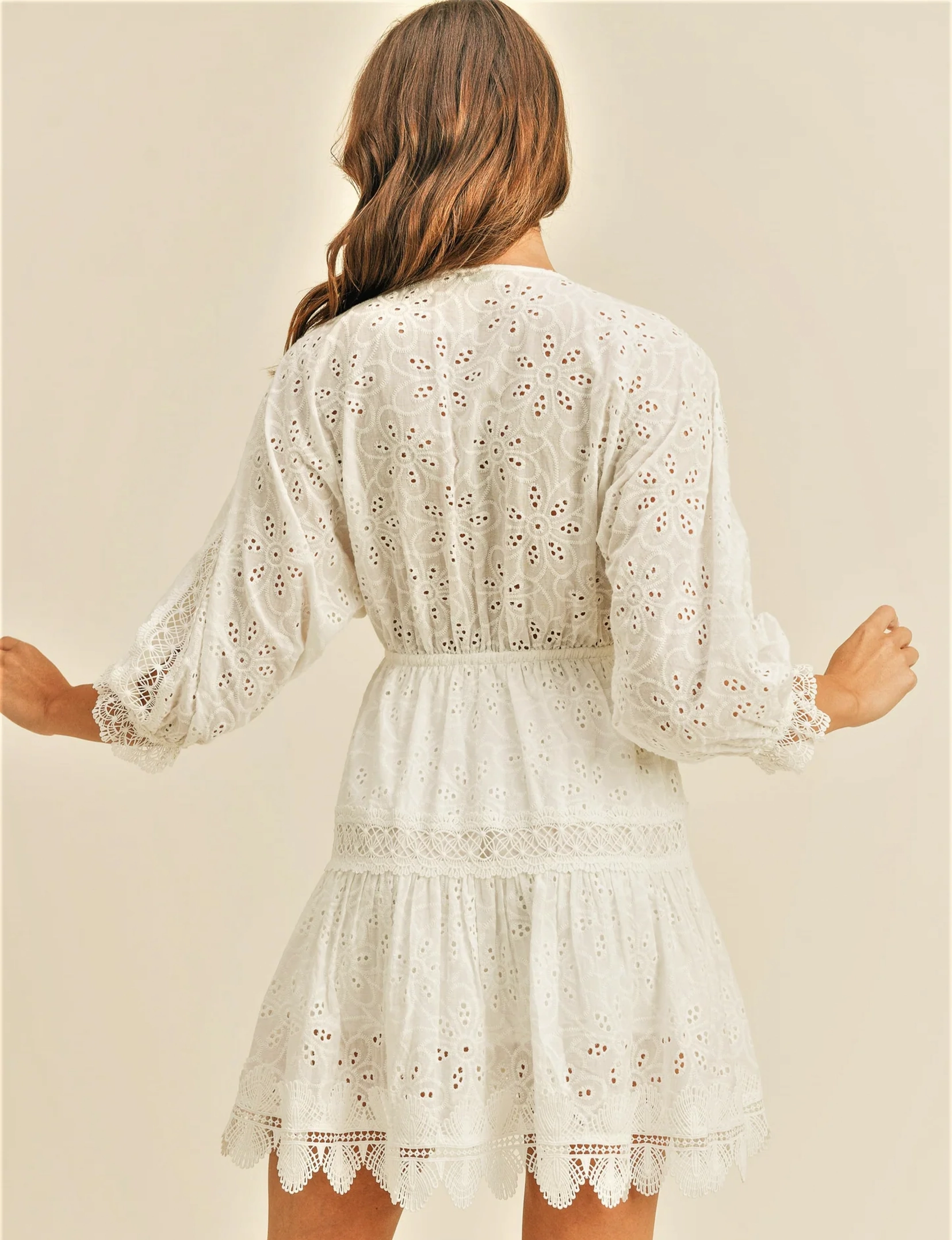 Sophie Dress, White