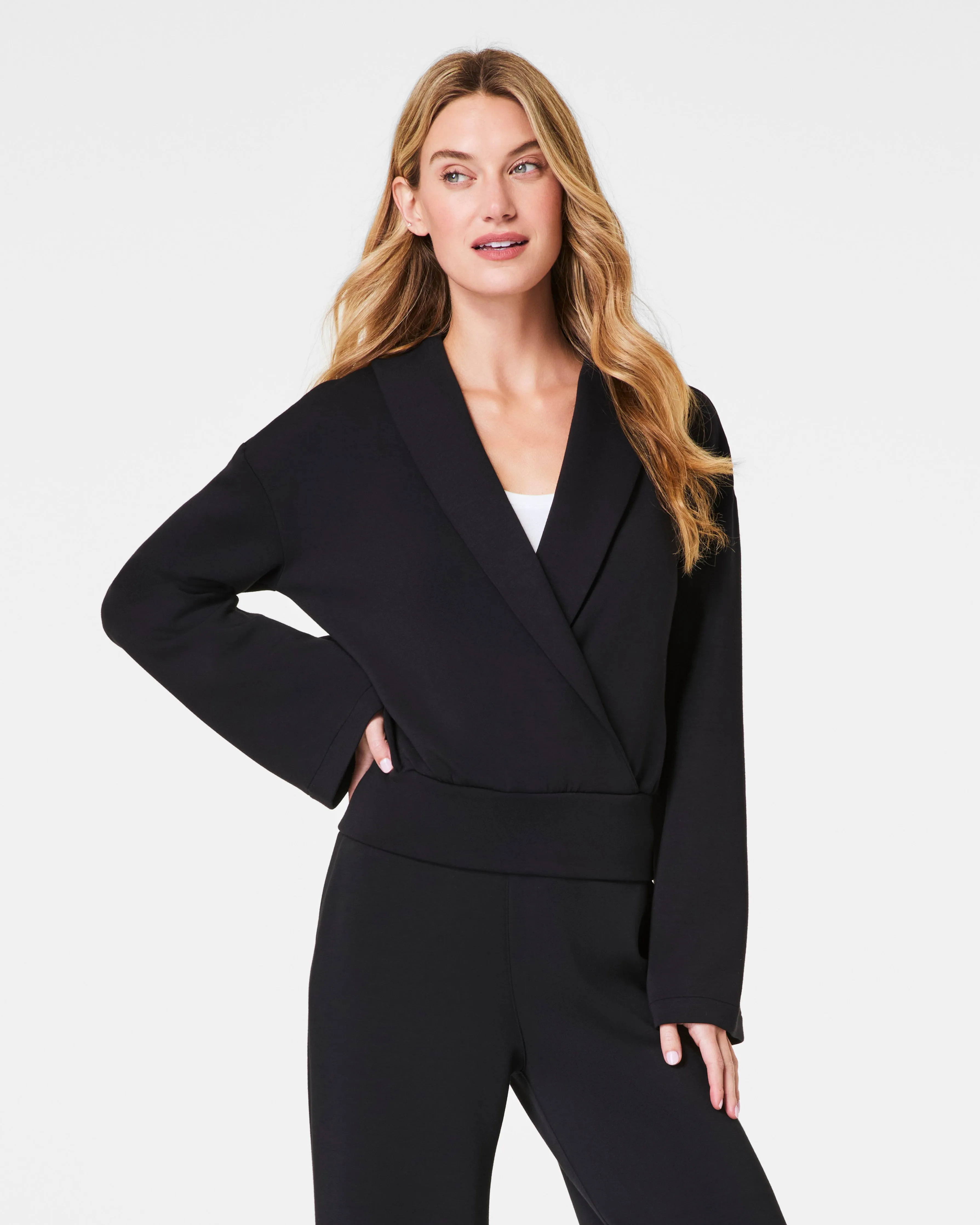 SPANX® AirEssentials Shawl Collar Wrap Top