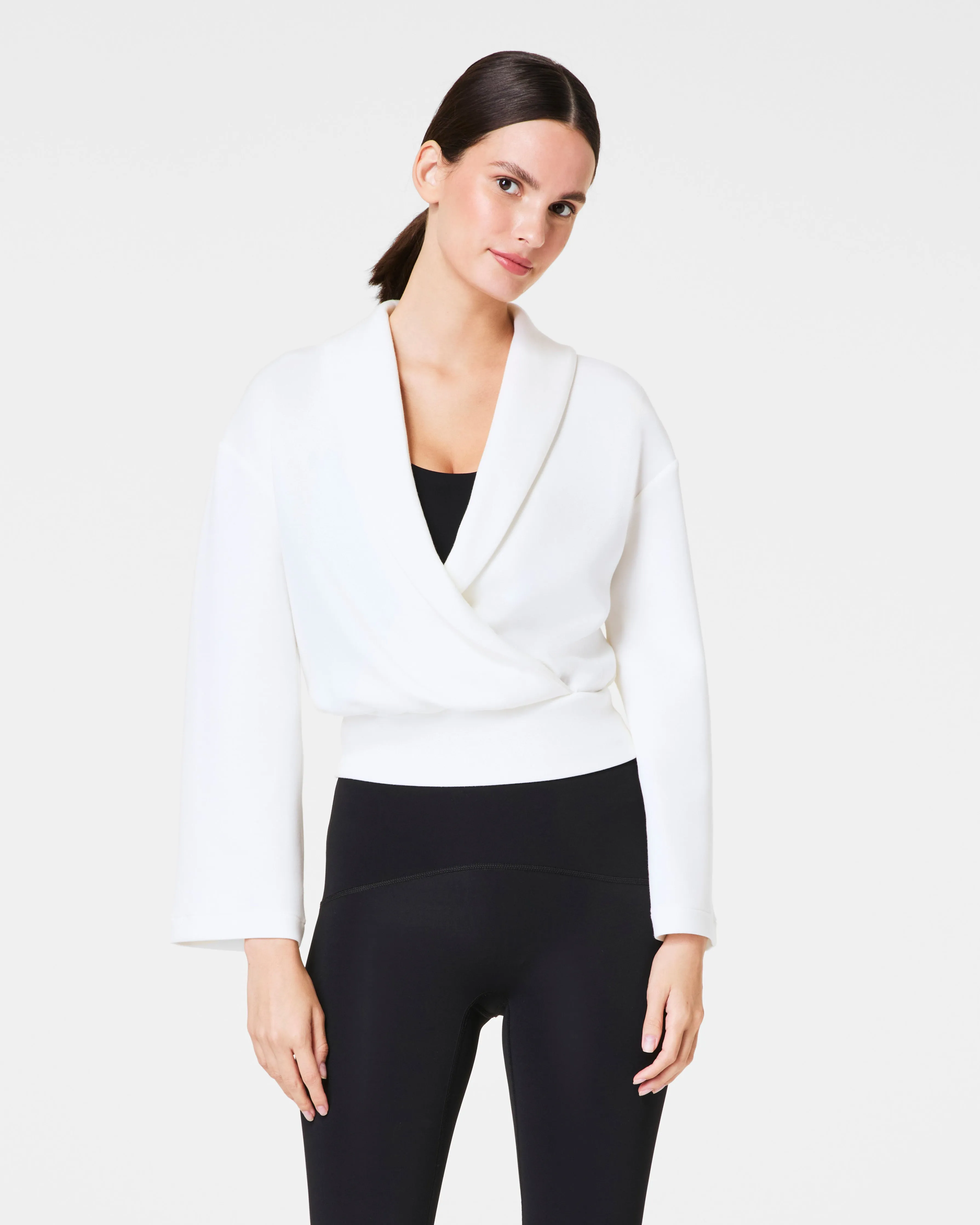 SPANX® AirEssentials Shawl Collar Wrap Top