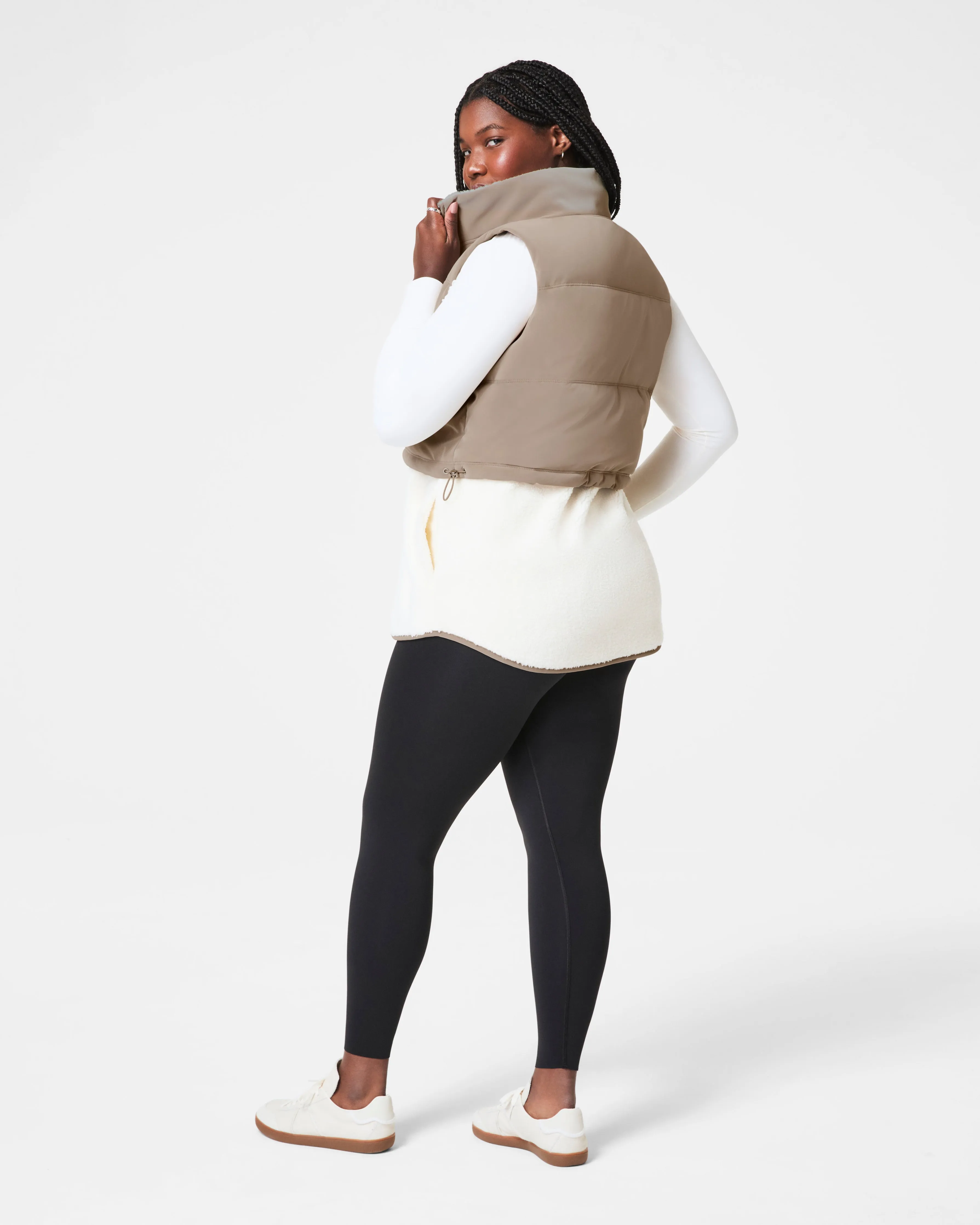 SPANX® Two-In-One Velour Fleece Vest