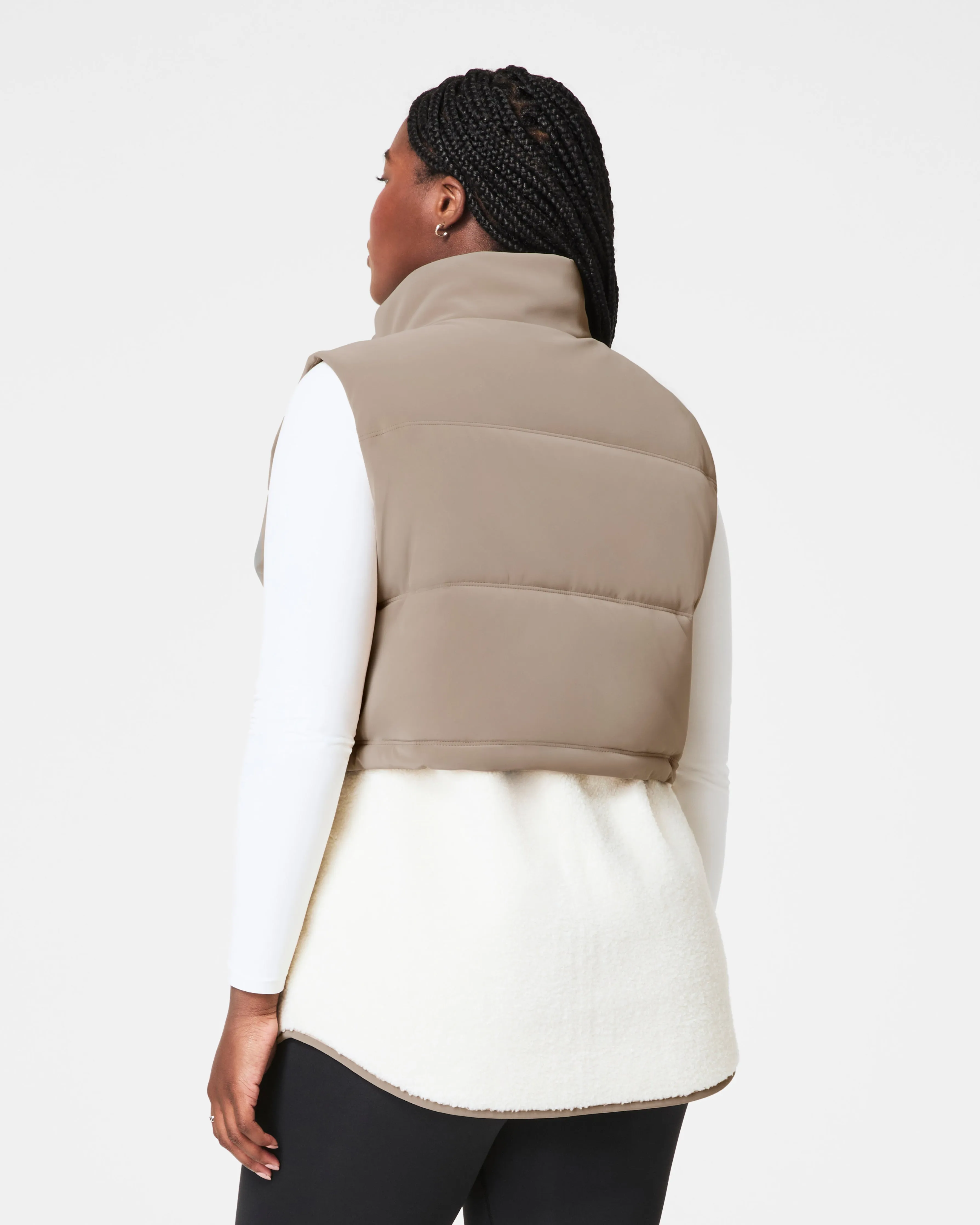 SPANX® Two-In-One Velour Fleece Vest