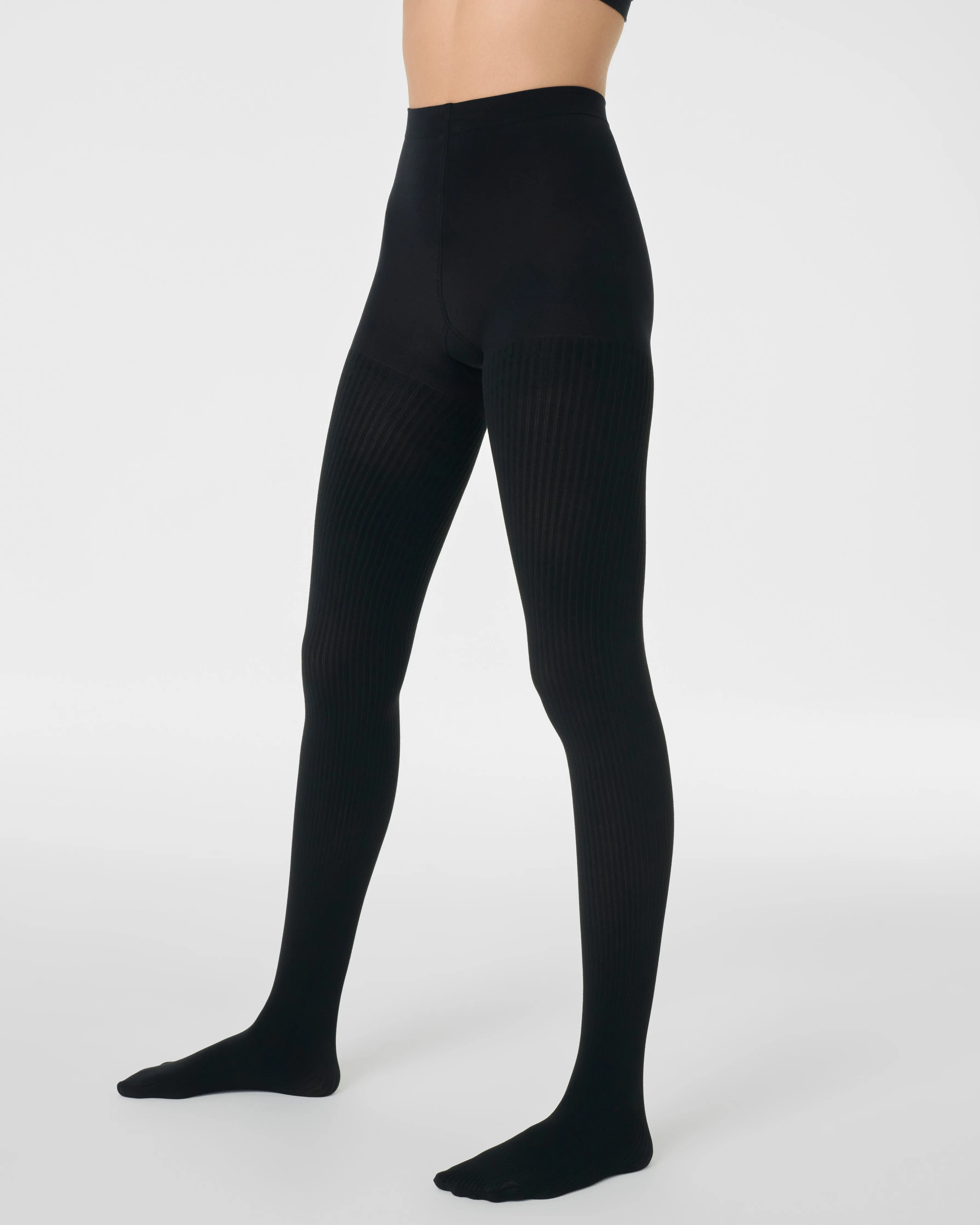 SPANXshape™ Rib Knit Shorty Tights