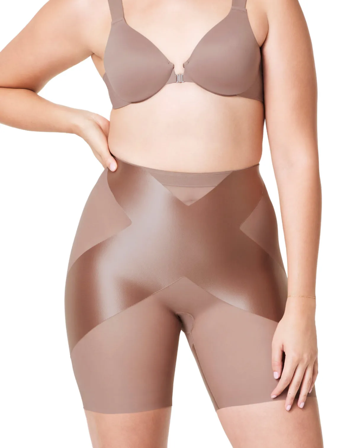SPANXshape™ Satin-X™ Mid-Thigh Short