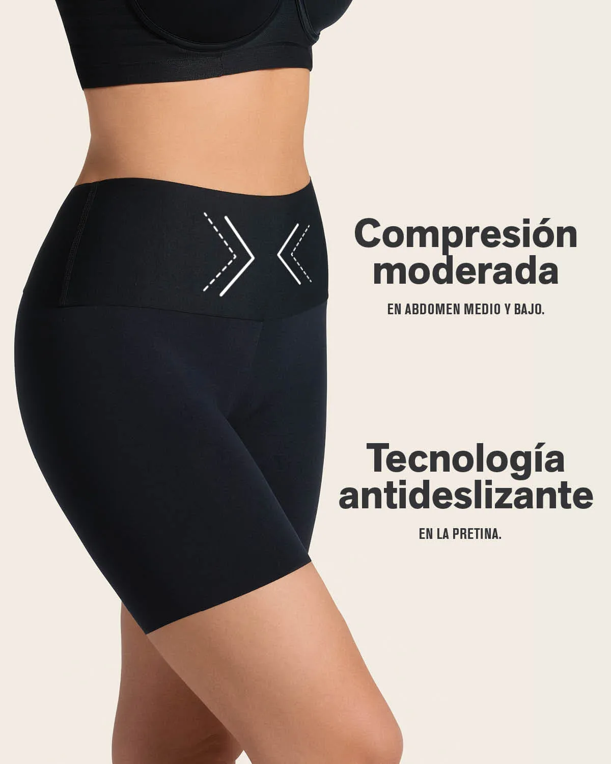 Stay-In-Place Seamless Slip Short