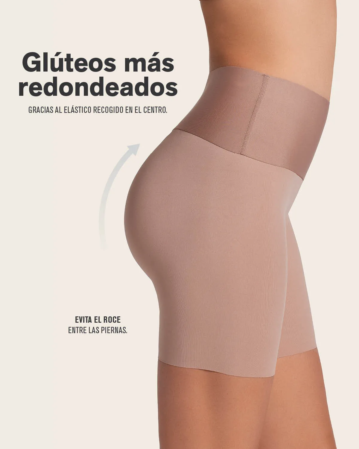 Stay-In-Place Seamless Slip Short