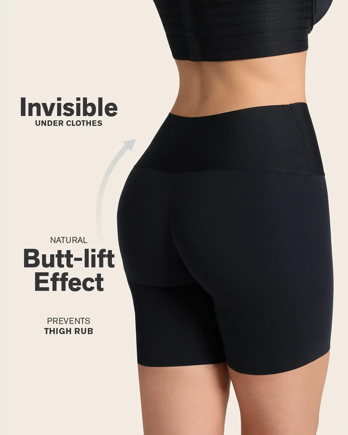 Stay-In-Place Seamless Slip Short