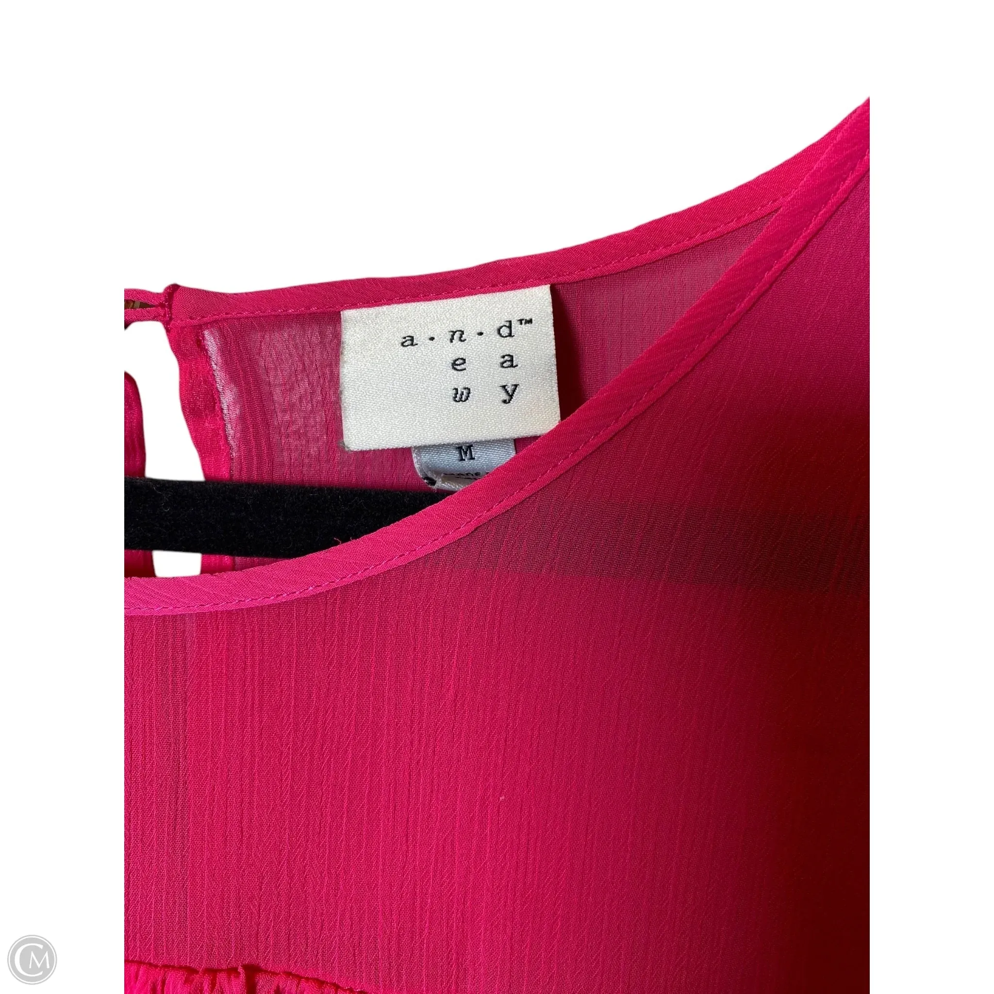 Top Long Sleeve By A New Day In Pink, Size: M