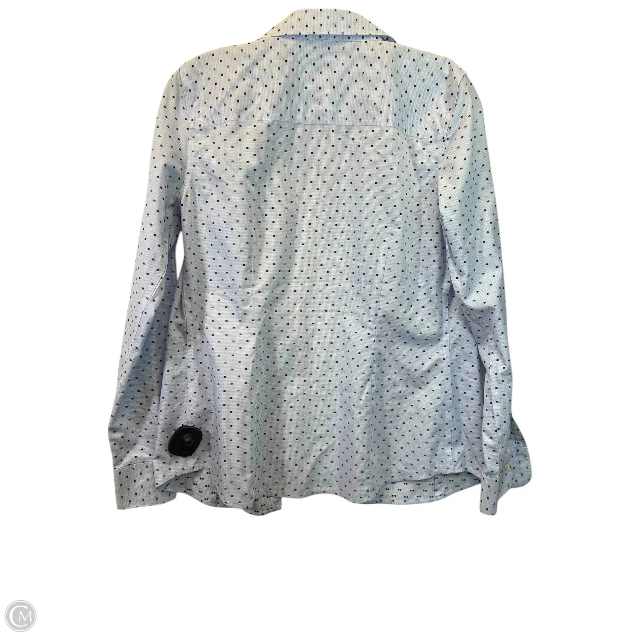 Top Long Sleeve By Brooks Brothers In Blue, Size: S