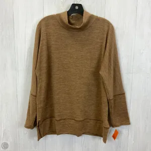 Top Long Sleeve By Clothes Mentor In Tan, Size: L